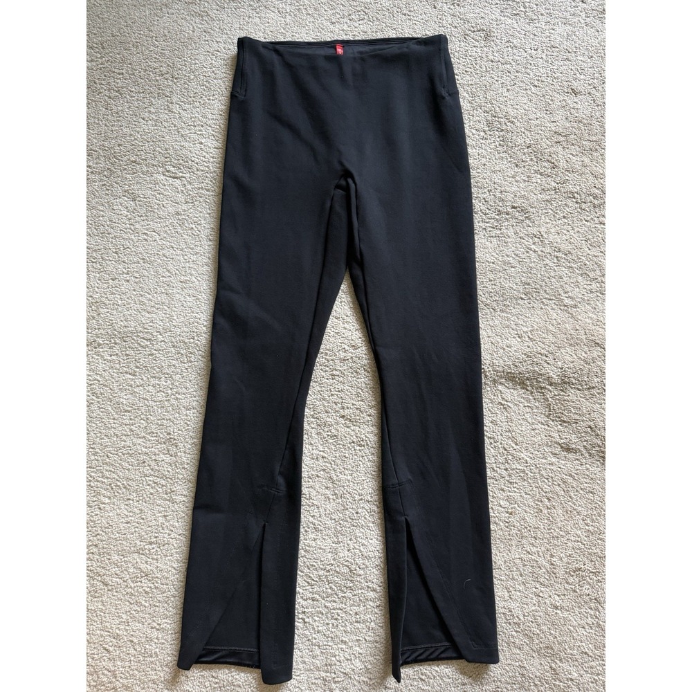 Spanx The Perfect Front Slit Leggings Black Size Medium